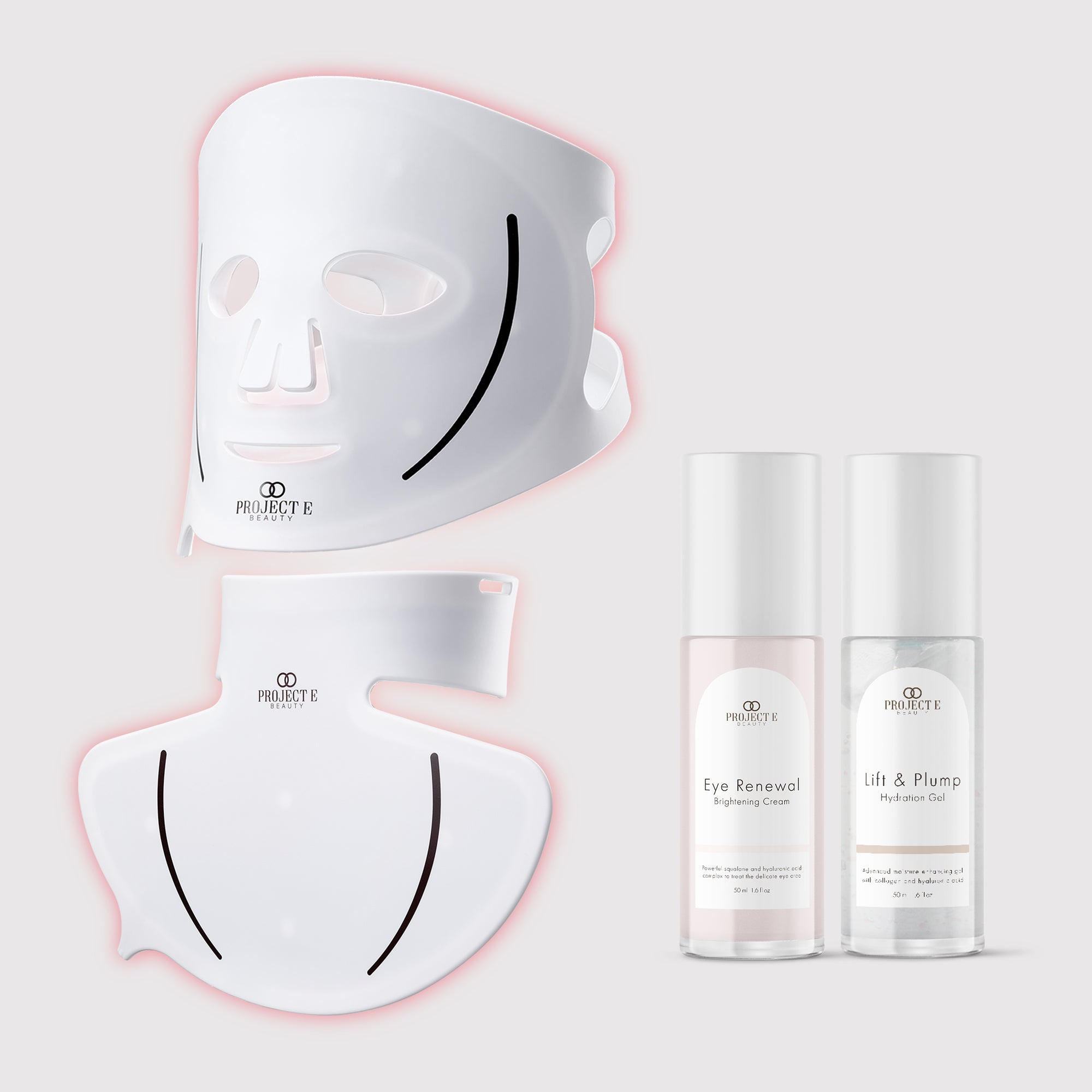 LumaLux Face+ | Pro LED Red Light Therapy Face & Neck Mask