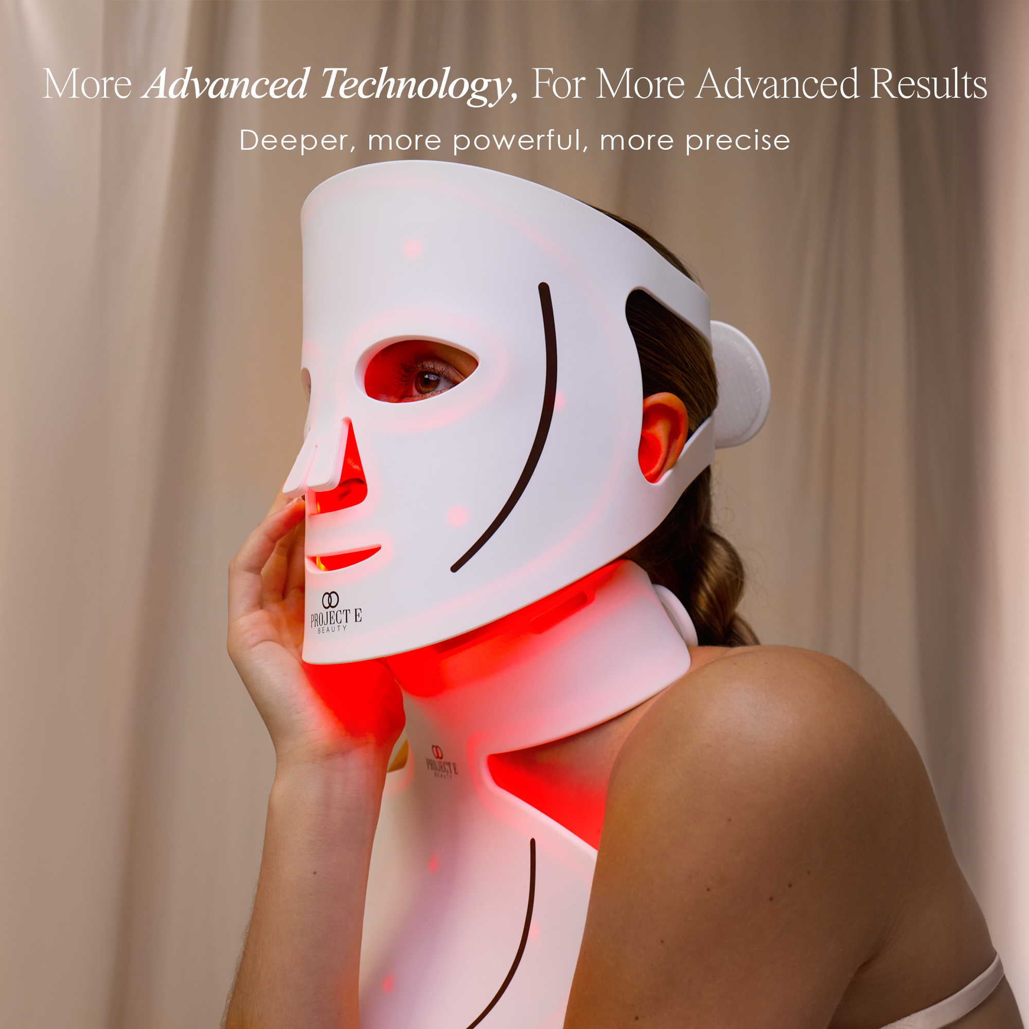 LumaLux Face+ | Pro LED Red Light Therapy Face & Neck Mask