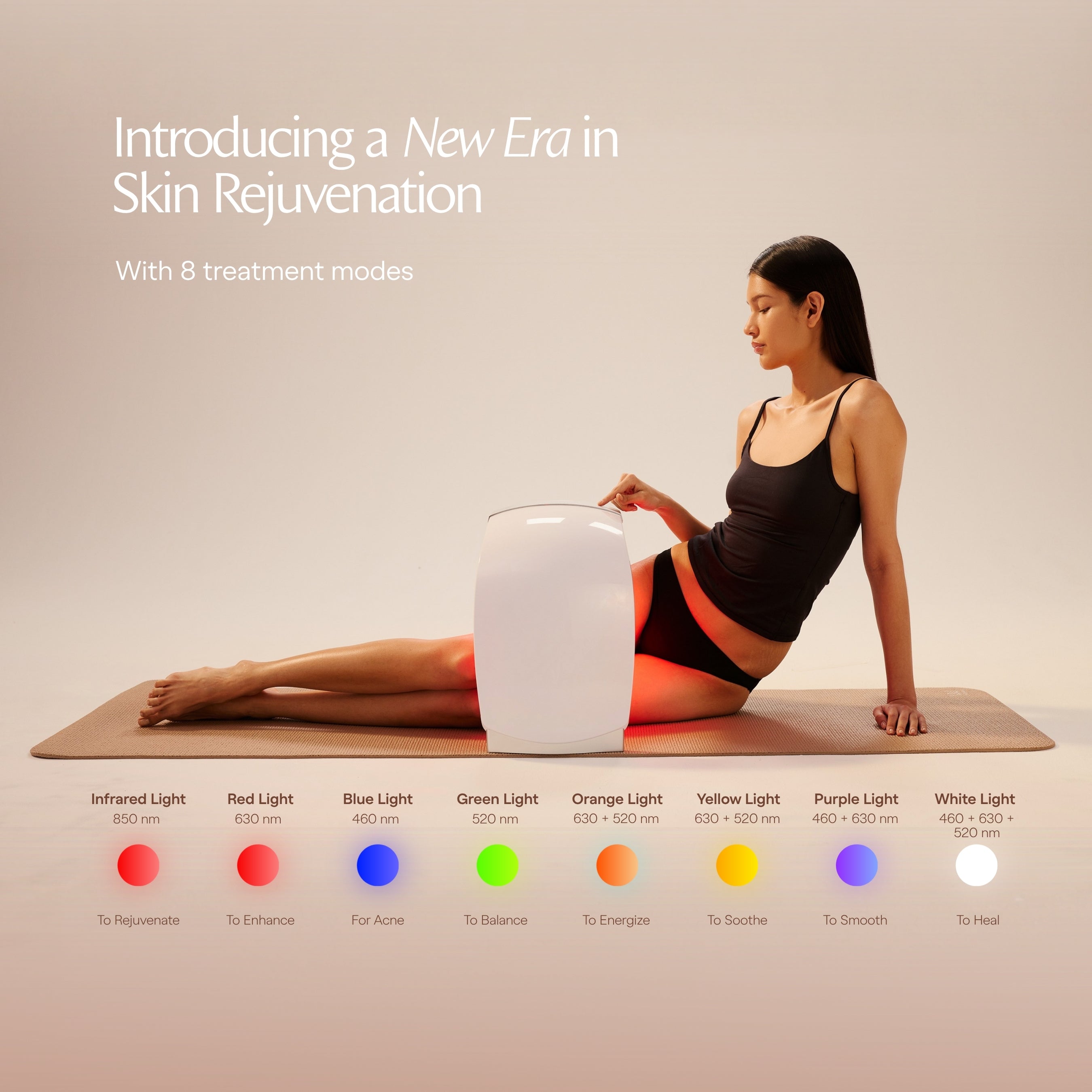 LumaLux Dome | Face & Body LED Red Light Therapy Device